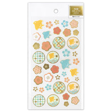 Chidori Nonwoven Fabric Sticker (Large)