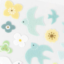 Blue Bird Nonwoven Fabric Sticker (Large)
