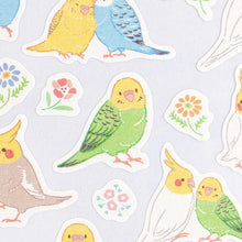 Saezuri: Parakeet Sticker (Pink, Large)