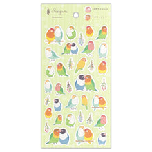 Saezuri: Green Parakeet Sticker (Large)