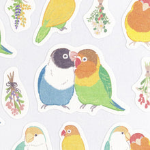 Saezuri: Green Parakeet Sticker (Large)