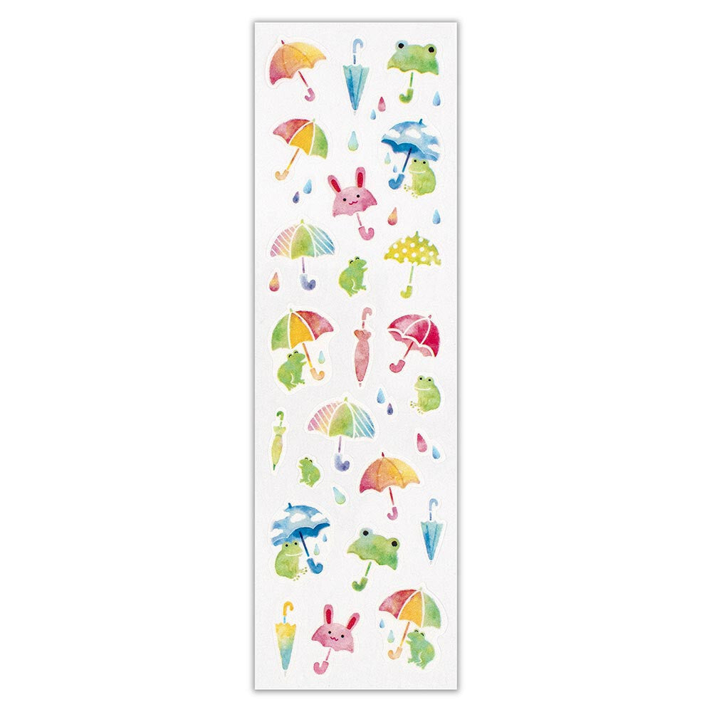 Yurubun: Rainy Day Washi Masking Sticker