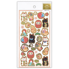 Auspicious Motifs Japanese-Style Sticker (Large)