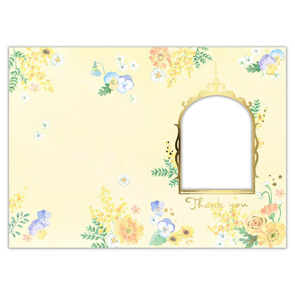 Creald: Parakeet Thank You Window Card