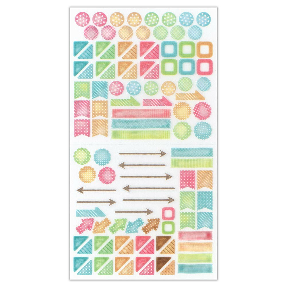 Pastel Matte Planner Accent Stickers