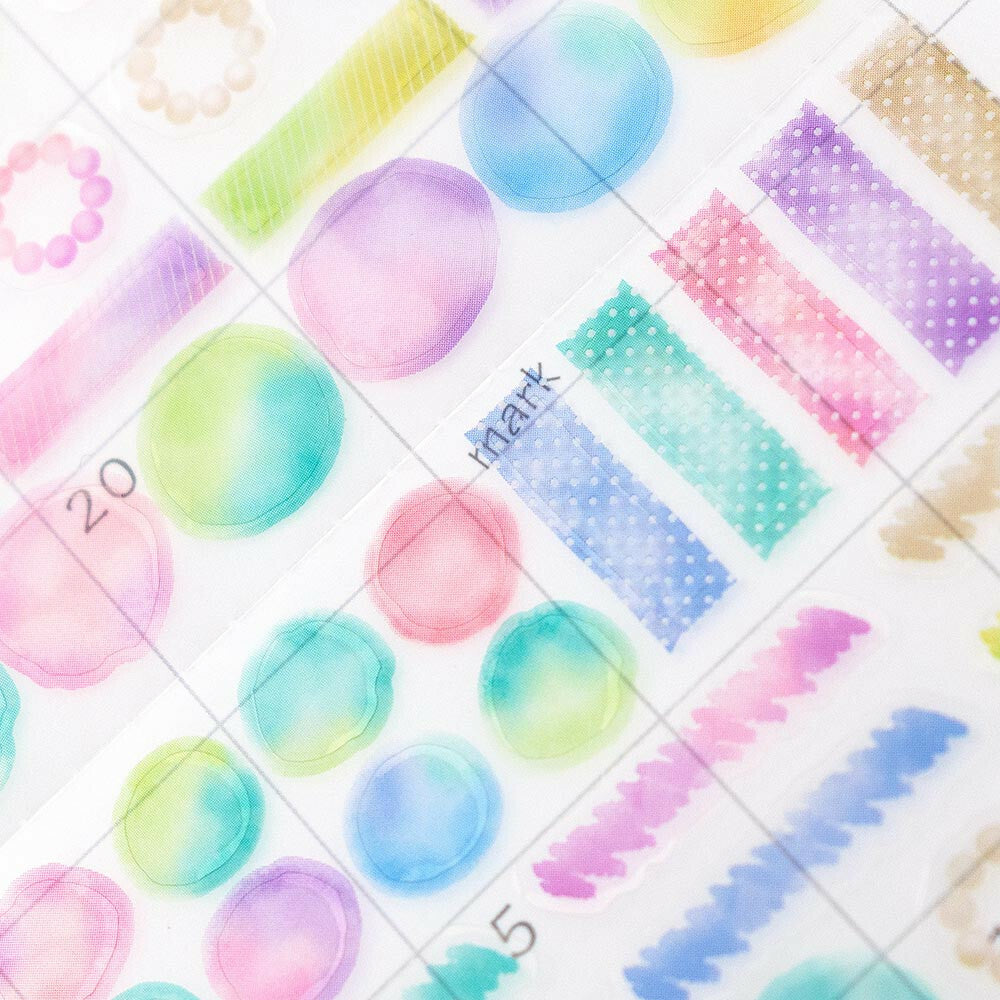 Watercolor Planner Sticker (Large)