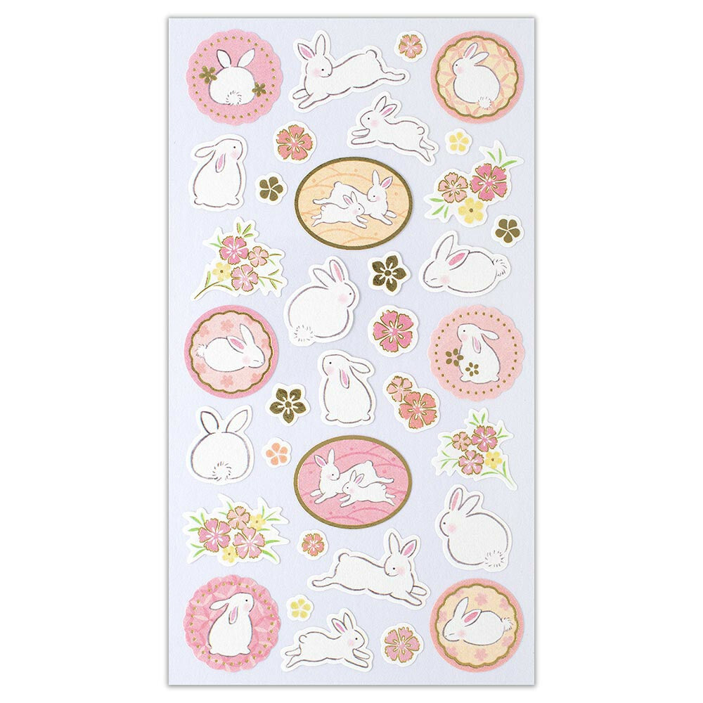 Yufumi: Rabbit Japanese-Style Sticker (Large)