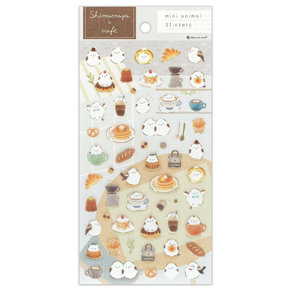 Chill: Shimaenaga Bird Transparent Sticker (Large)