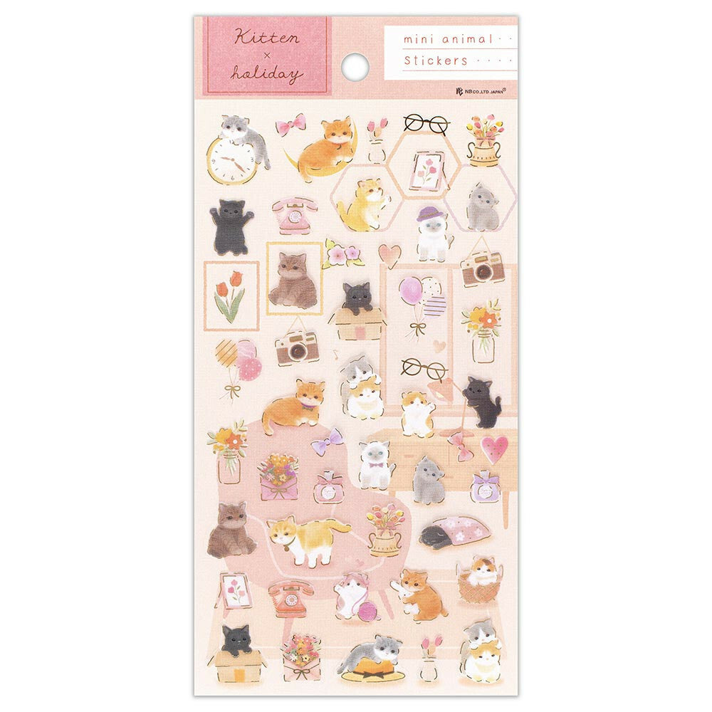 Chill: Kitten Transparent Sticker (Large)
