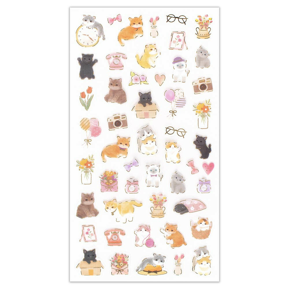 Chill: Kitten Transparent Sticker (Large)