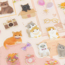 Chill: Kitten Transparent Sticker (Large)