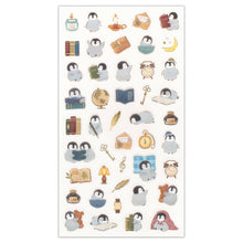 Chill: Penguin Transparent Sticker (Large)