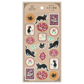WANOWA: Black Cat Japanese-Style Sticker (Large)