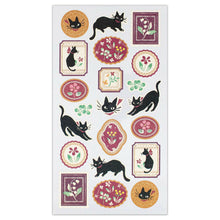 WANOWA: Black Cat Japanese-Style Sticker (Large)