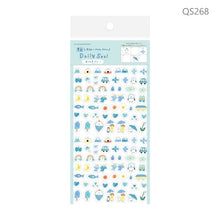 Watashi Biyori Daily Sticker: Weather Blue