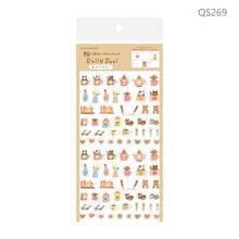 Watashi Biyori Daily Sticker: Mattari Brown