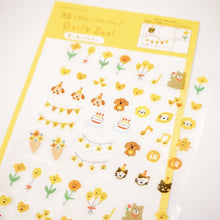 Watashi Biyori Daily Sticker: Celebration Yellow