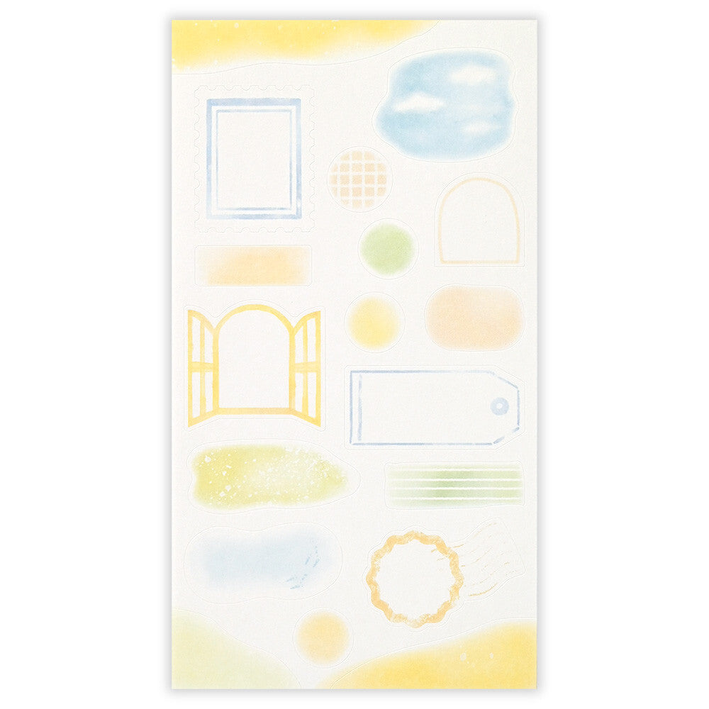 Deco Time: Rabbit Large Sticker Set