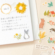 Deco Time: Rabbit Large Sticker Set