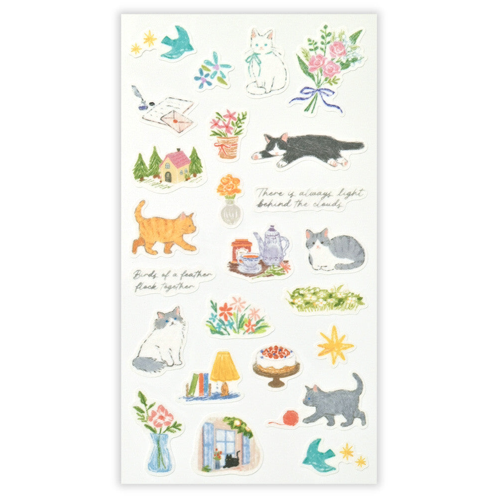 Deco Time: Cat Sticker Set (Large)