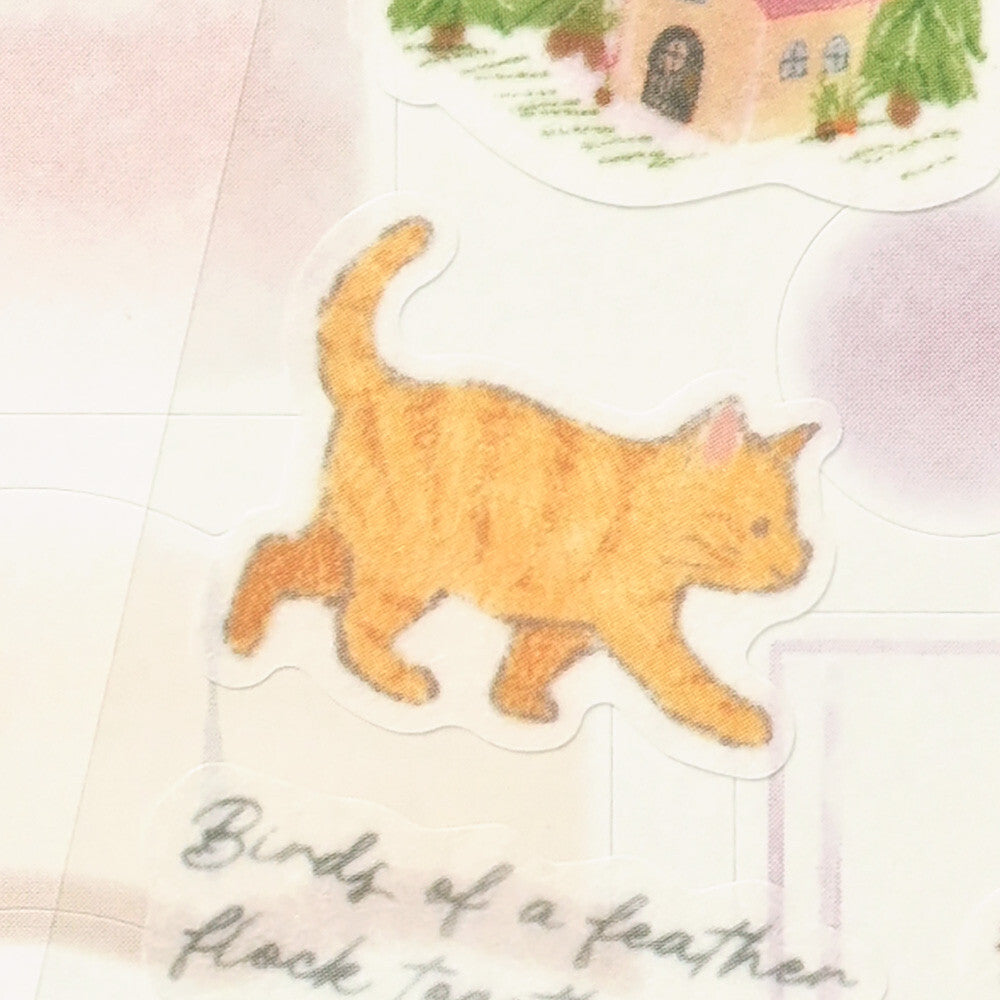 Deco Time: Cat Sticker Set (Large)