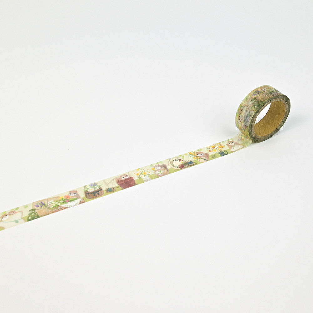 Mattari Animals Day: Flying Squirrel Washi Tape