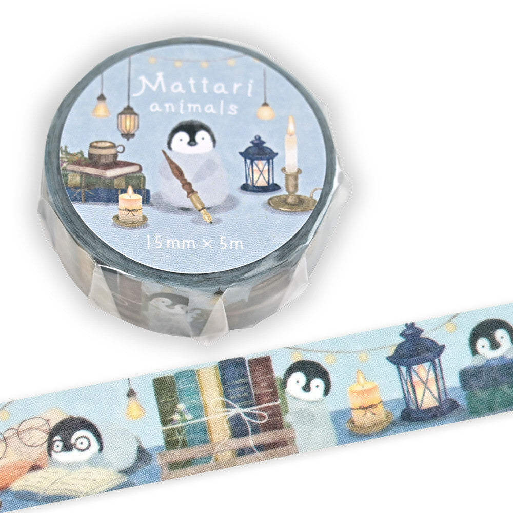 Mattari Animals Day: Penguin Washi Tape