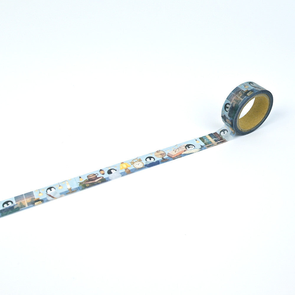 Mattari Animals Day: Penguin Washi Tape