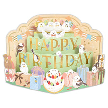 Shimaenaga Display Pop-Up Birthday Card