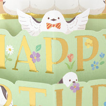 Shimaenaga Display Pop-Up Birthday Card