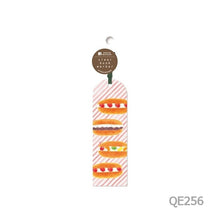 HONTOWATASHI: Cat Blue Check Clear Bookmark