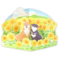 Sunflower Shiba Display Card