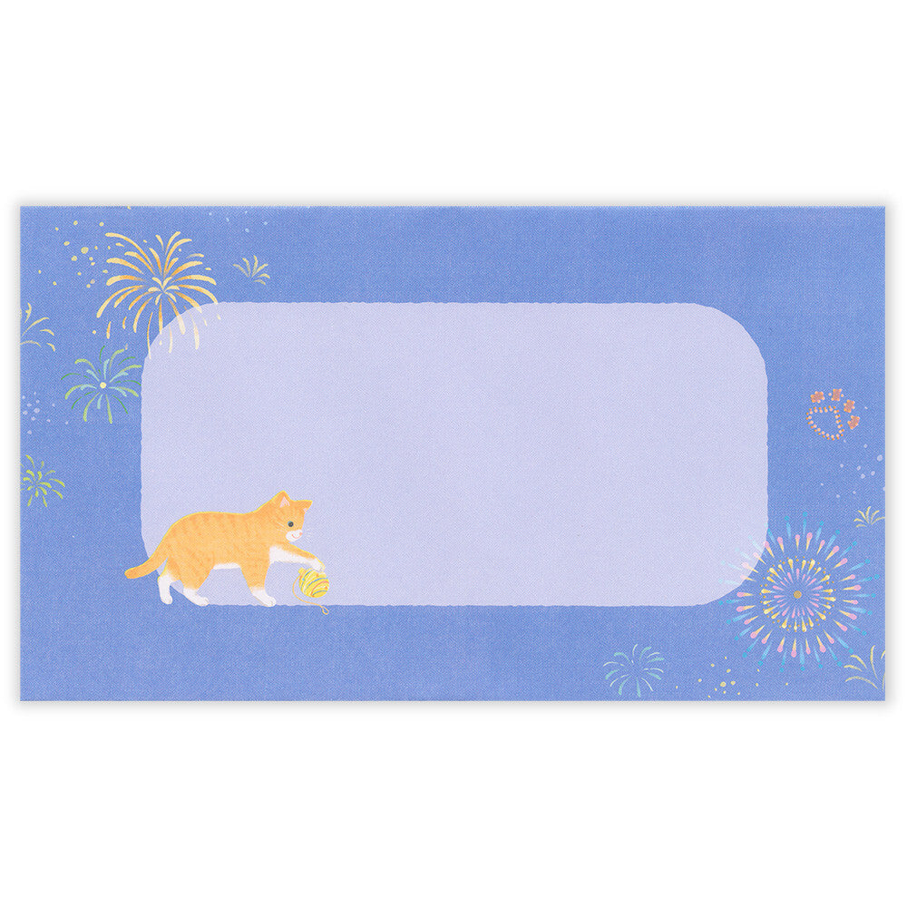 Fireworks Cats Display Card