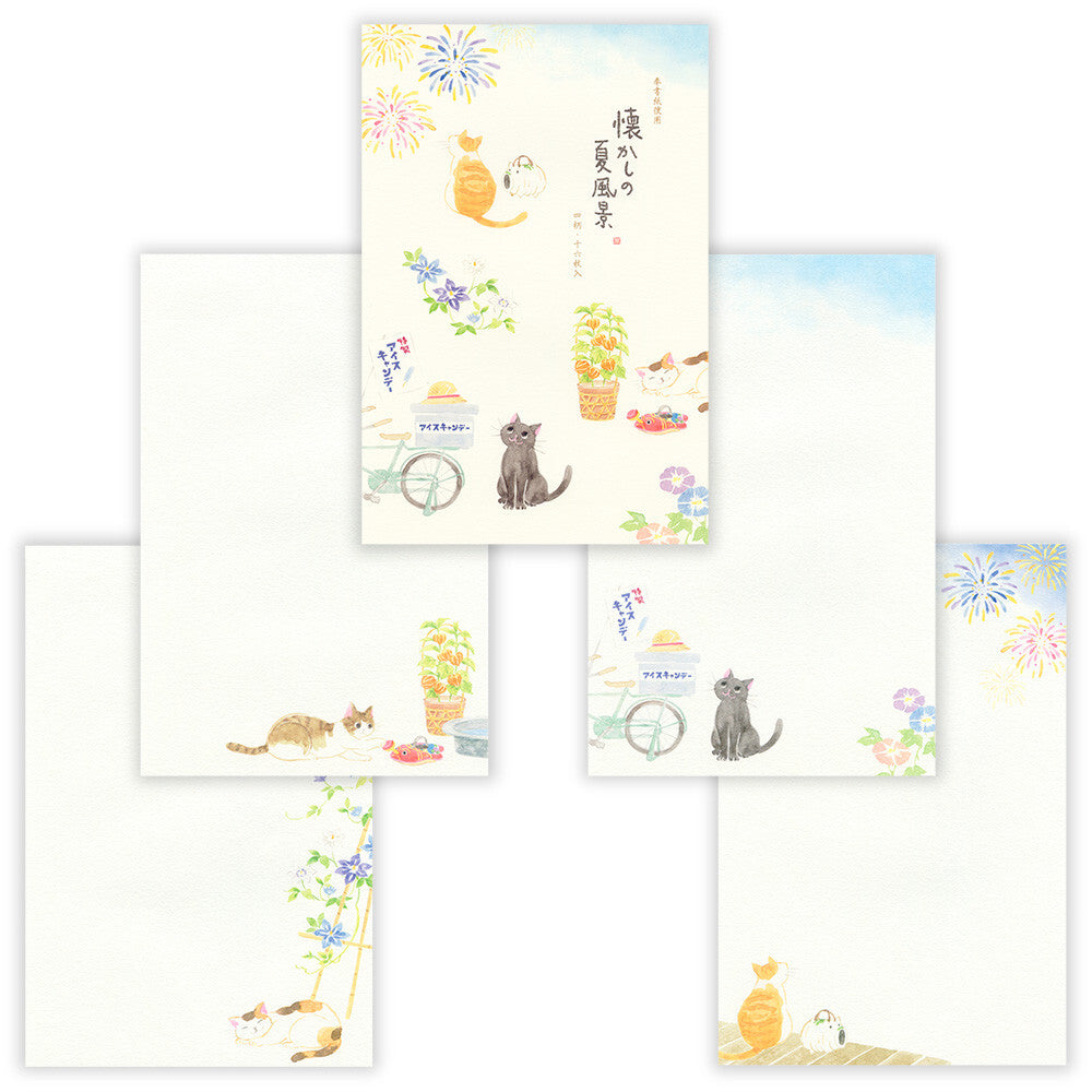 Nekorobi: Summer Scenes A Letter Paper