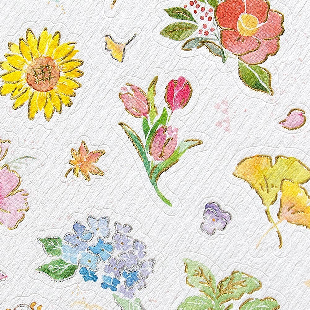 Four Seasons Japanese-Style Sticker (Large)