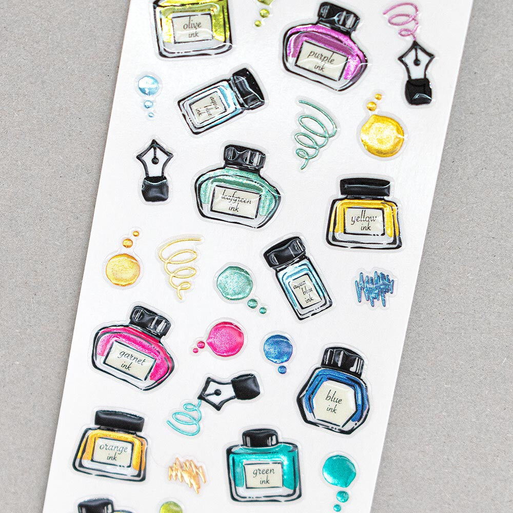 Bijou Sticker: Fountain Pen Ink