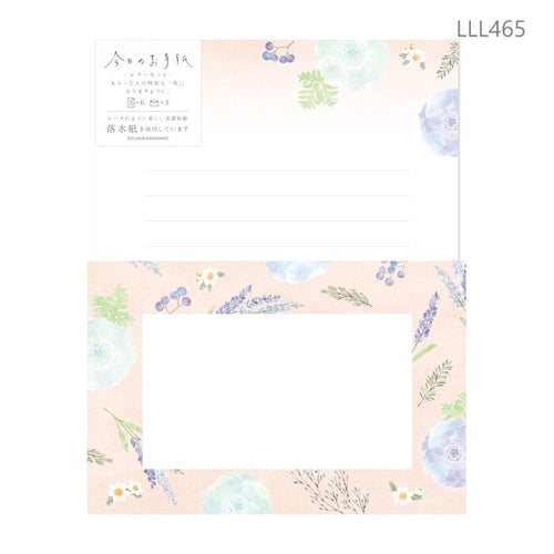 Today's Letter Letter Set: Blue Flowers and Fruit — image 2