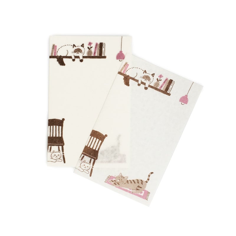 Otegami Sanpo Mini Letter Set: Home Cats — image 3