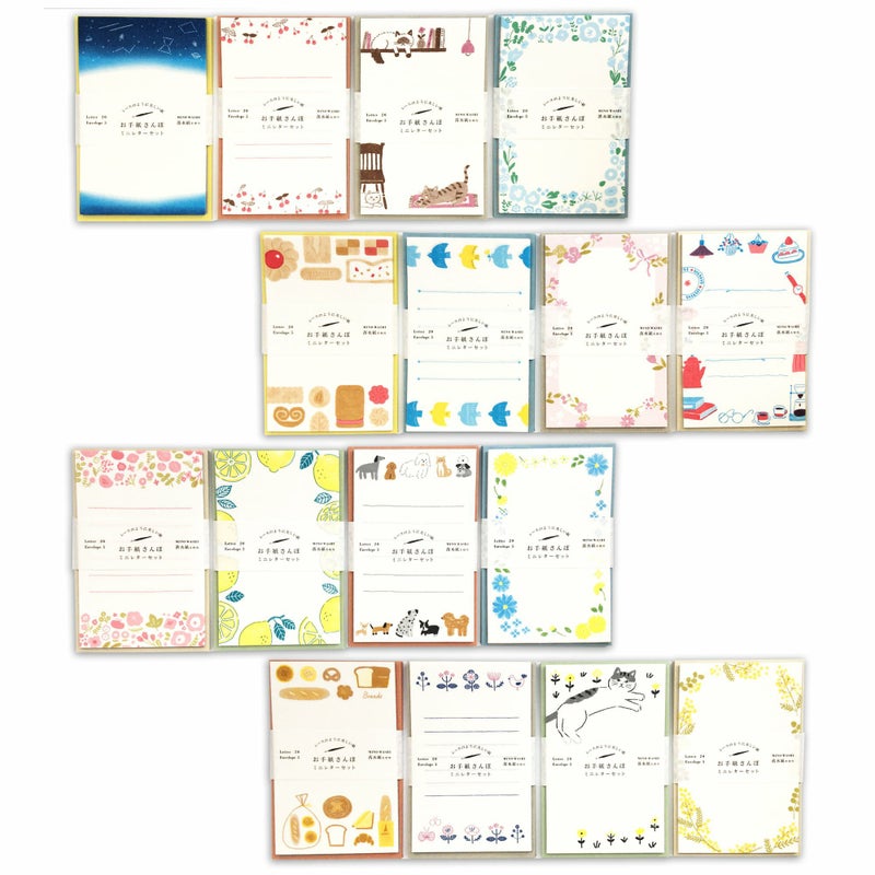 Otegami Sanpo Mini Letter Set: Home Cats — image 5