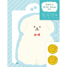 Watashi Biyori Die-Cut Mini Letter Set: Fluffy Dog
