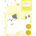 Watashi Biyori Die-Cut Mini Letter Set: Fluffy Cat