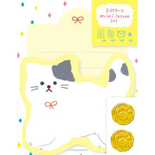 Watashi Biyori Die-Cut Mini Letter Set: Fluffy Cat