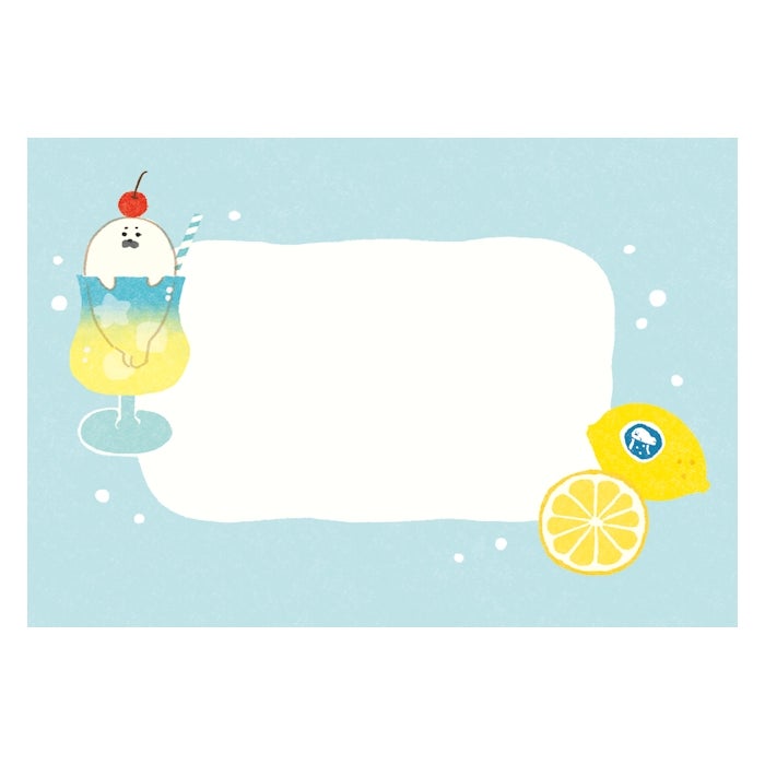 Animal and Sweets Workshop Letter Set: Soda Seal — image 2