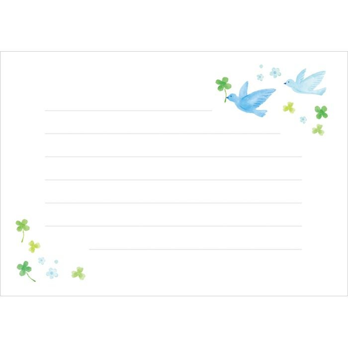 Otegami Bijin Letter Set: Blue Birds — image 3