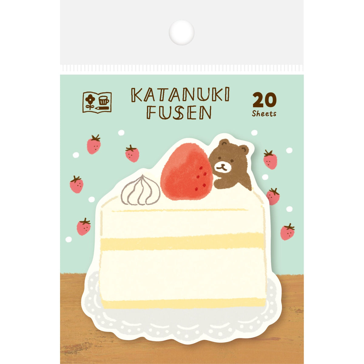 Watashi Biyori: Cake and Bear Die-Cut Sticky Notes