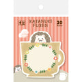 Watashi Biyori: Hedgehog in a Cup Die-Cut Sticky Notes — image 4