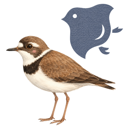 A plover and the chidori wave pattern