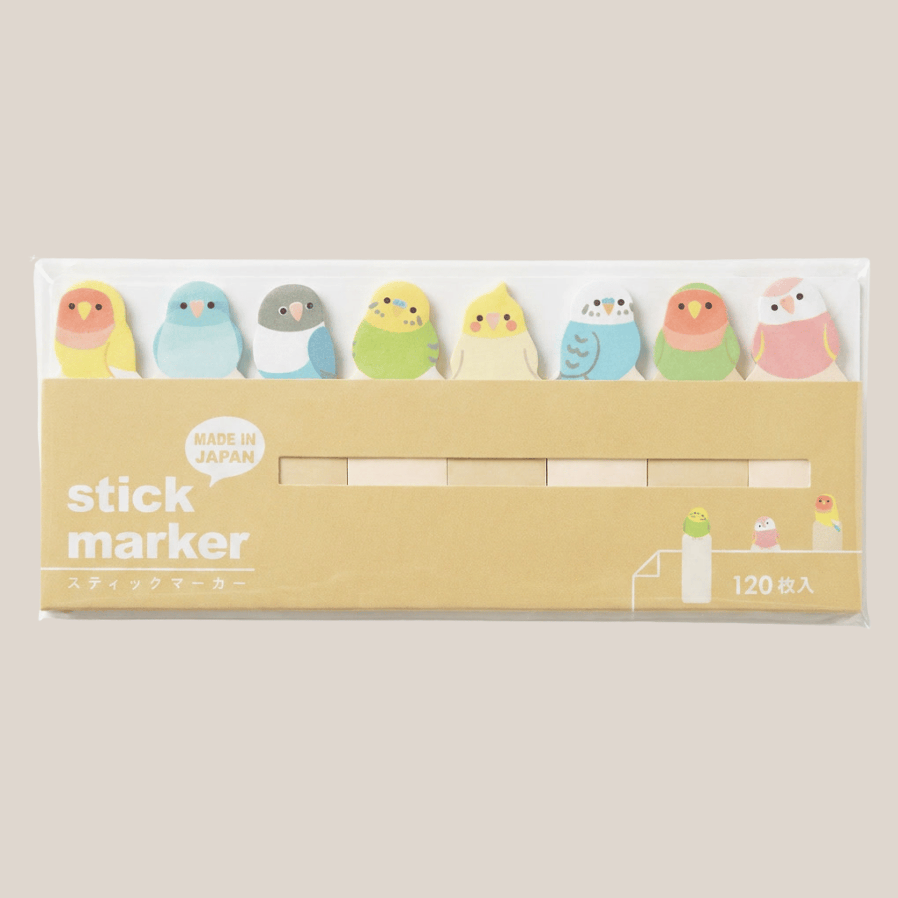 Parakeet Sticky Page Markers