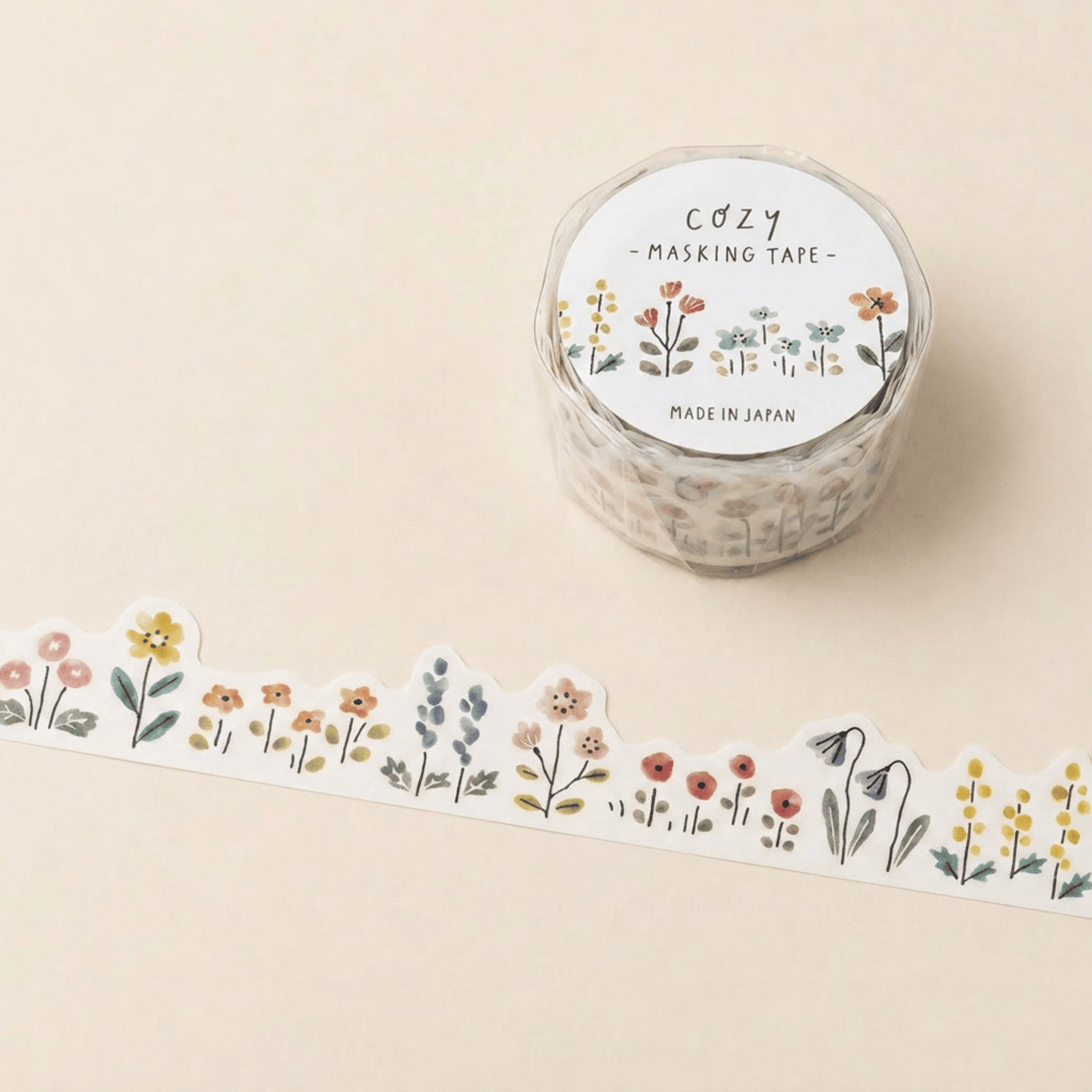 Flower Cozy Washi Tape (18 mm)