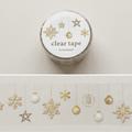 Clear Tape: Ornament (30 mm, Foil-Stamped)